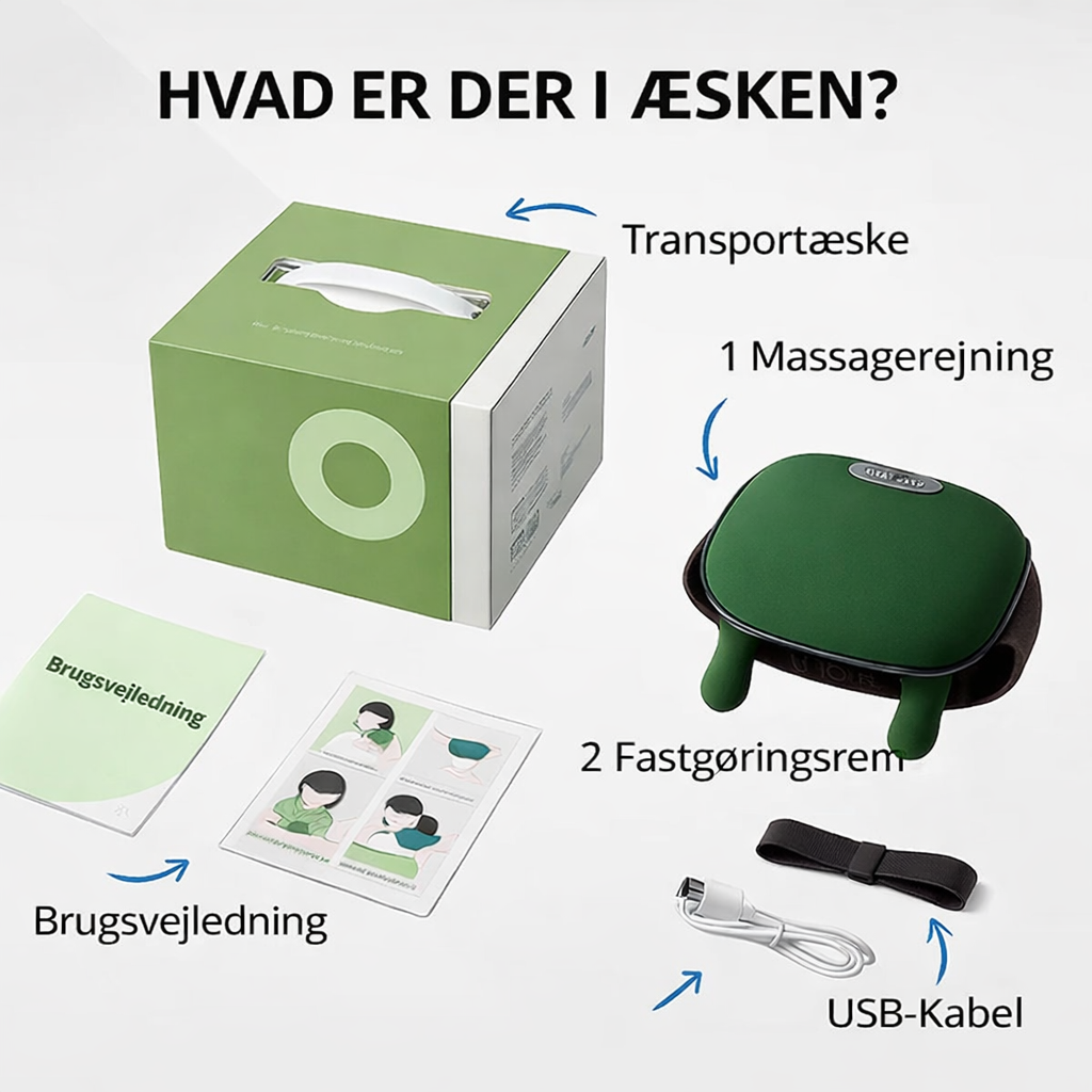 VelHånd – Massage til nakke og ryg